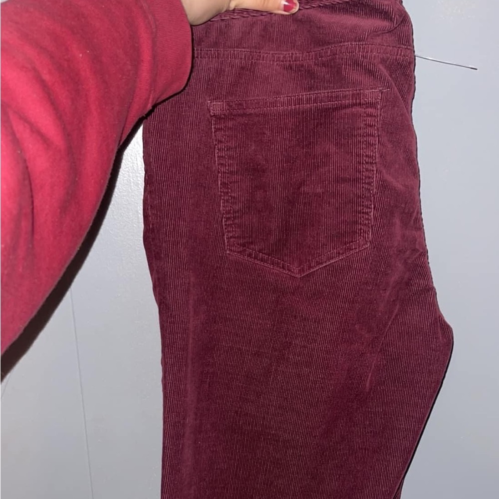 Red Corduroy Gap Pants